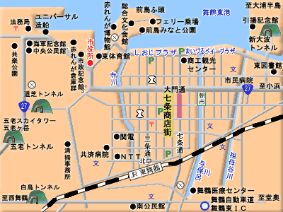 東舞鶴地区地図